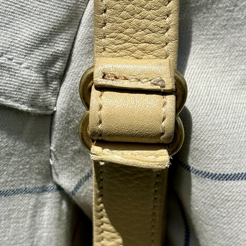 Coach Vintage Sonoma Small Backpack Natural Grain Pebbled Leather 96 Maize 4911 - Picture 8 of 16